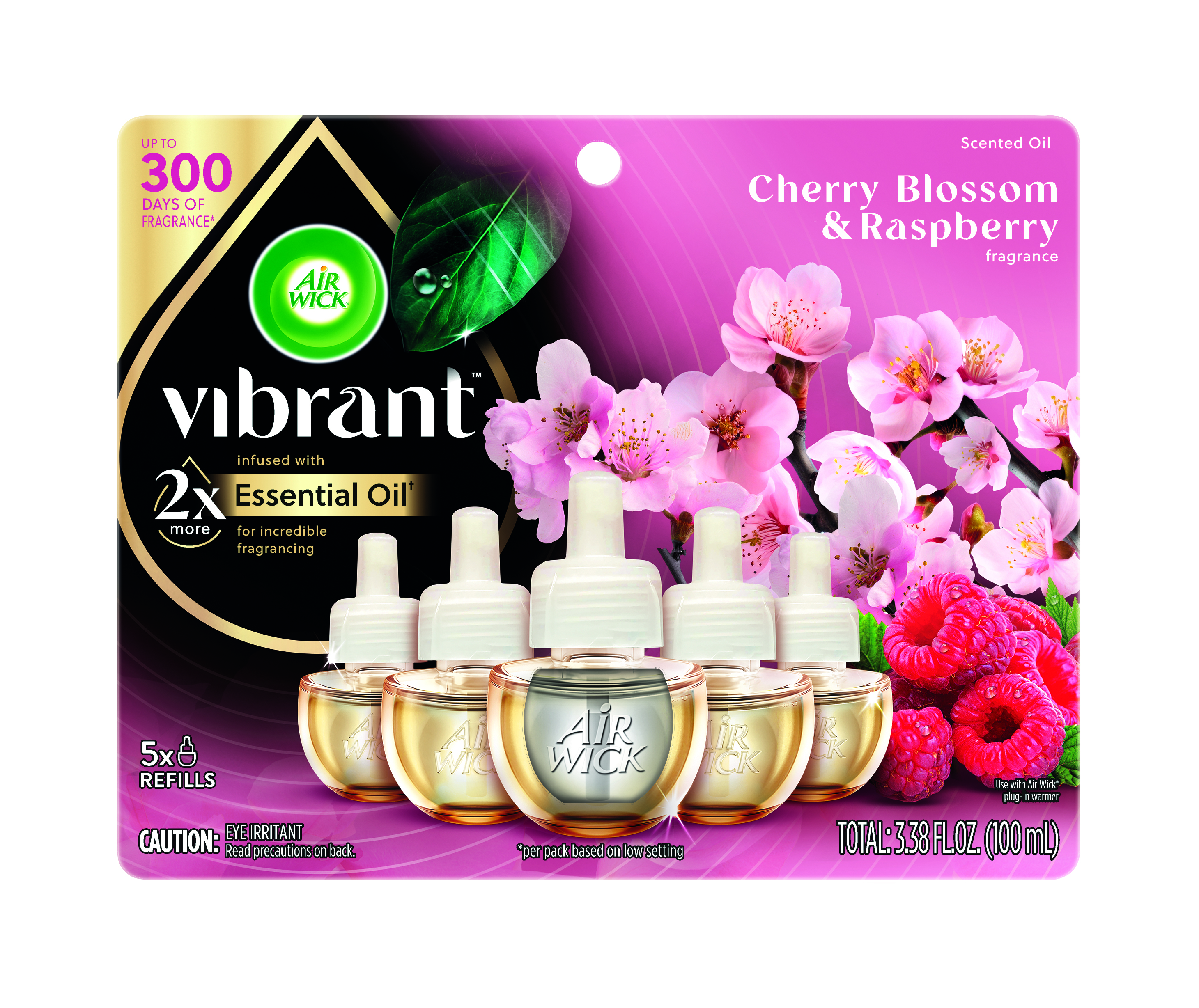 AIR WICK® Scented Oil - Cherry Blossom & Raspberry (Vibrant)